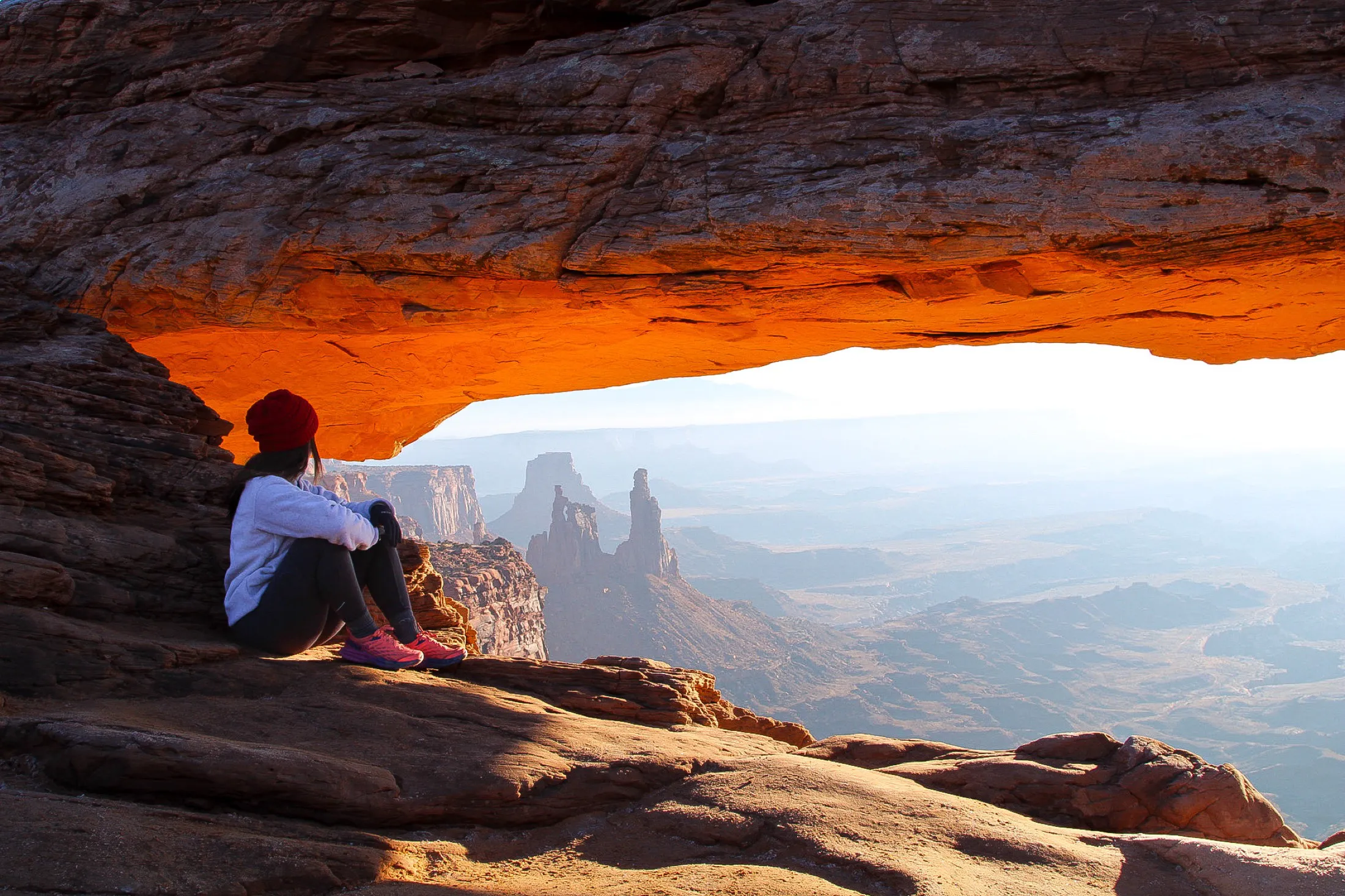 The Twilight Trekkers — landscape photograph