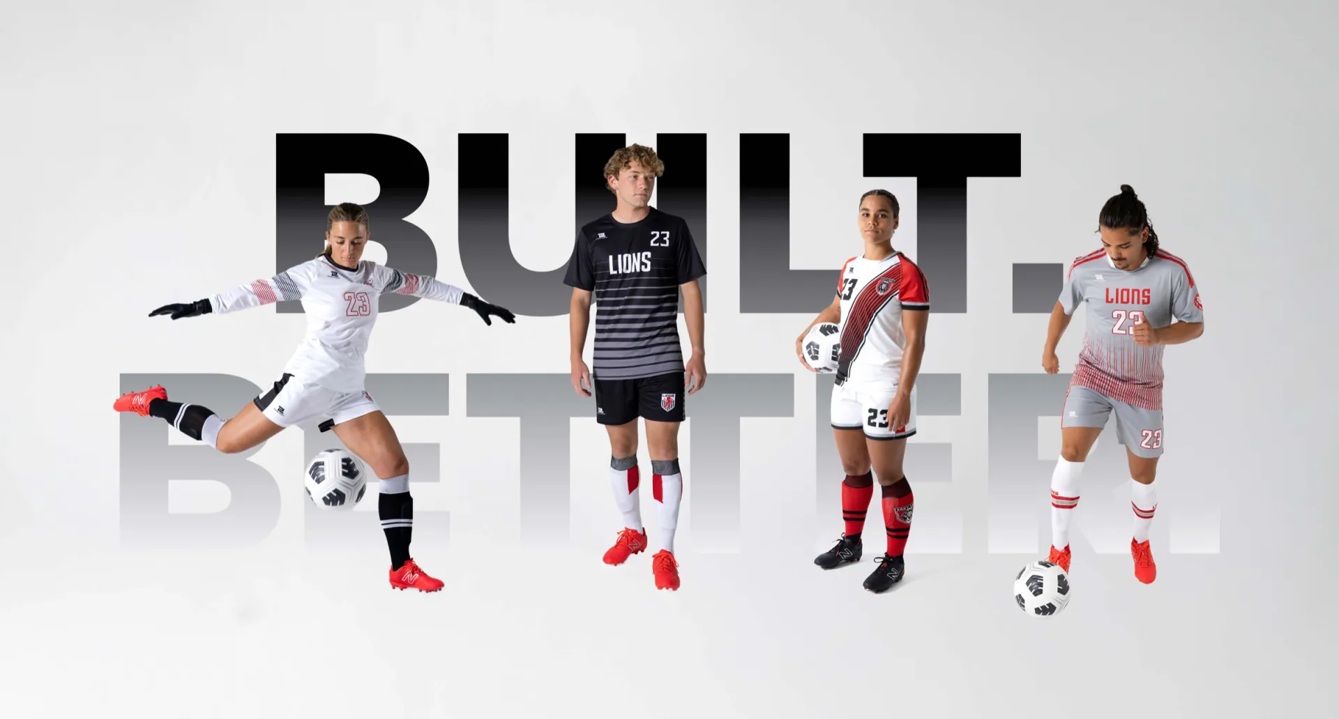 Soccer landing page