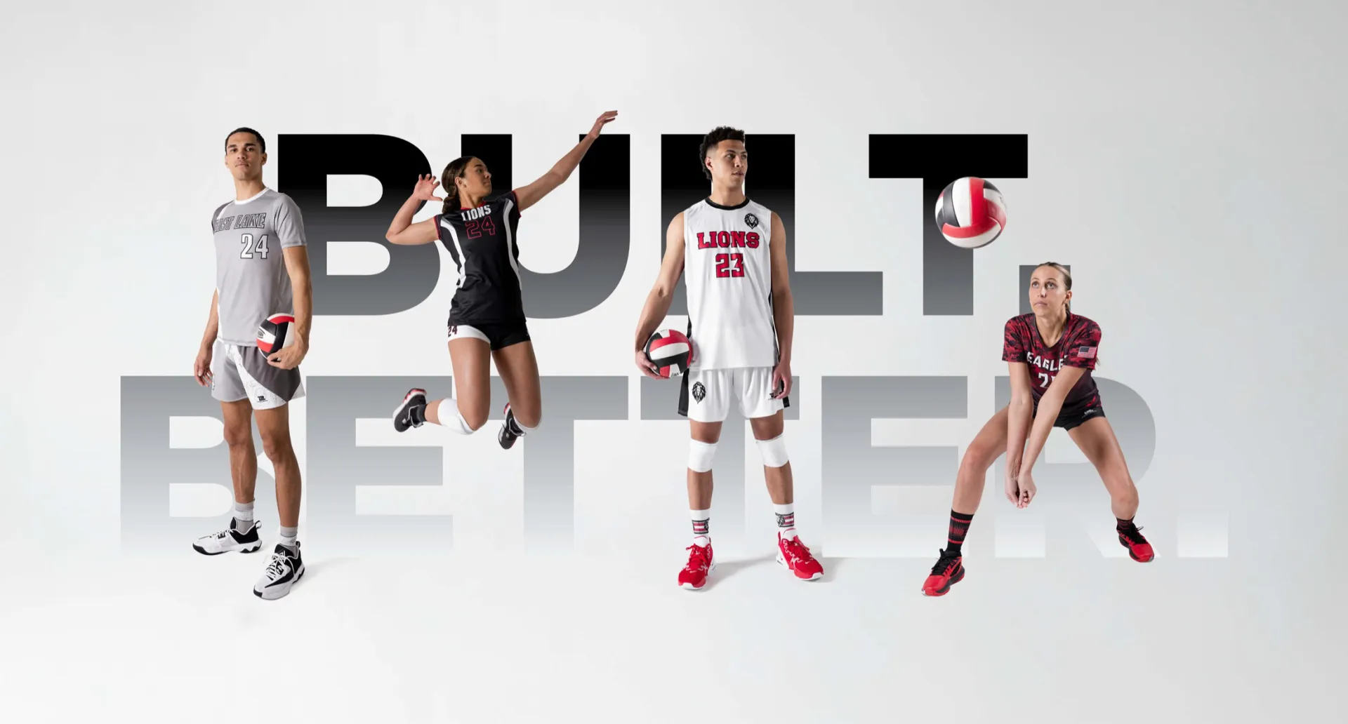 Volleyball landing page