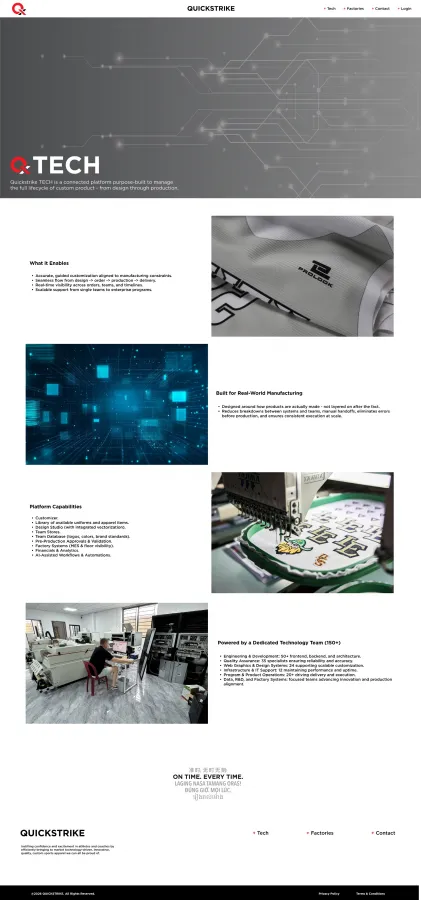QUICKSTRIKE Tech page