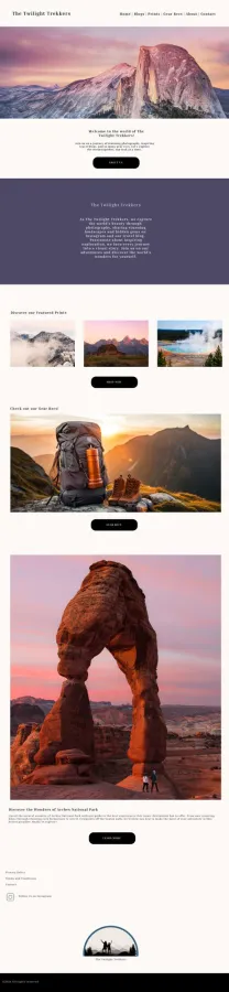 The Twilight Trekkers — The Twilight Trekkers website, image 1